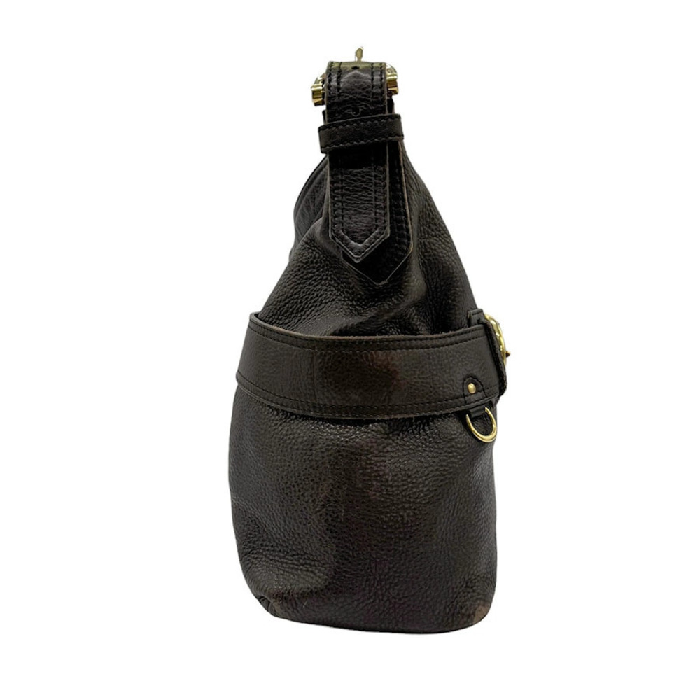 Burberry shoulder brown bag leather Brown